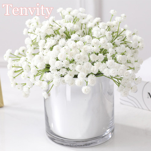 20cm White Gypsophila Artificial Flowers Wedding DIY Bouquet