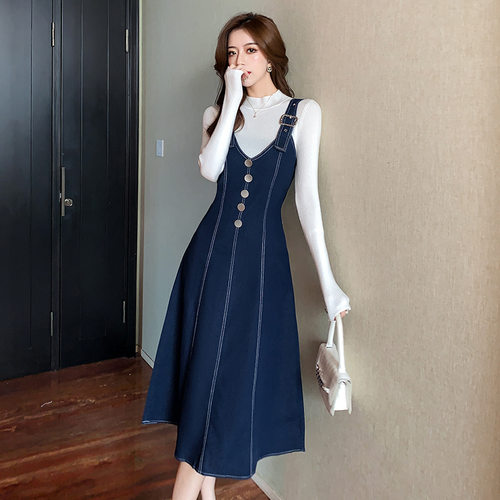 Denim Dresses for Women  Denim Strap Dress Sling Womens