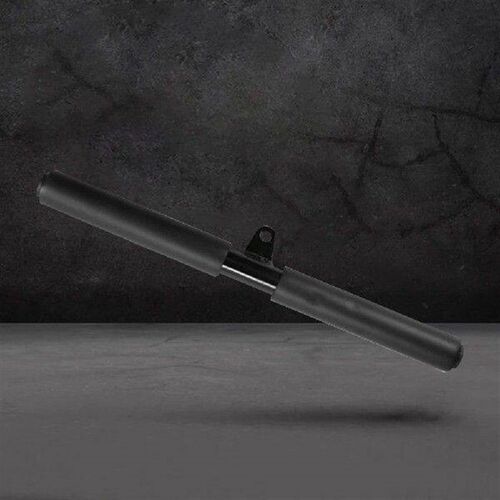 Gym Rotating Straight Bar with Non-Slip Grip Triceps Biceps