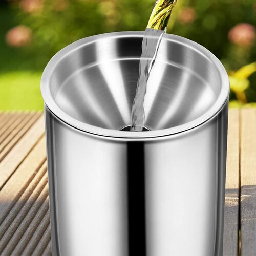Ashtray Modern Stainless Steel Anti-Ash Ashtray Standing Ash