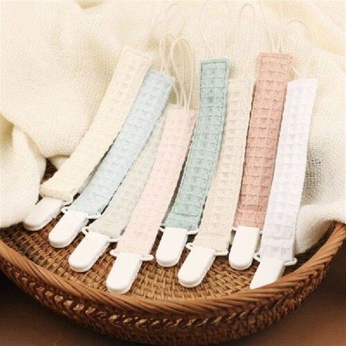 Colorful Baby Pacifier Clip Chain Cotton Pacifier Hold Safe