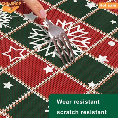 Christmas tablecloth decorations 60 x 84,Table Cloth Santa