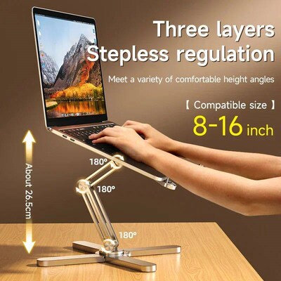 Laptop Stand with 360 Rotating Base Computer Notebook Laptop