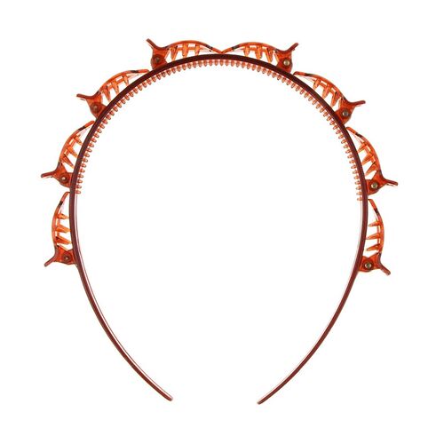 Fashion Double Layer Band Twist Plait Front Hair Clips Hairp