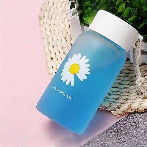 500ml Small Daisy Transparent Plastic Water Bottles BPA