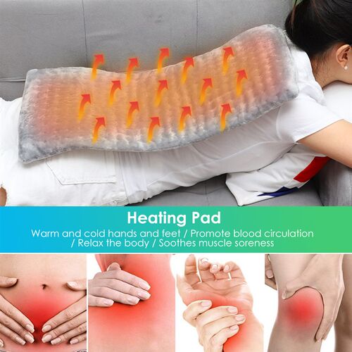 60x30cm Electric Physiotherapy Heating Pad Shawl Blanket Dry