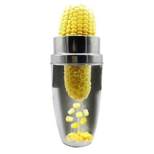 Efficient Corn Cutter Peeler with Splash Resistant Cup Easy