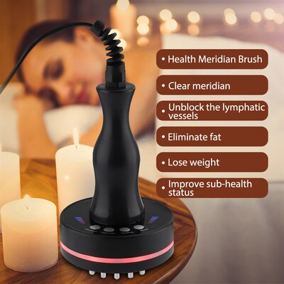 Electric Meridian Brush Microcurrent Heating Scraping Machin