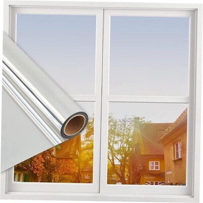 One Way Mirror Window Privacy Film DaytKime Anti UV Sun Bloc