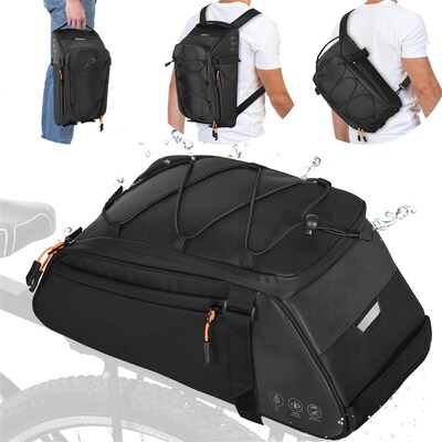 3-in-1 Bicycle Bag Reflective Bike Saddle Bag Waterproof Bik