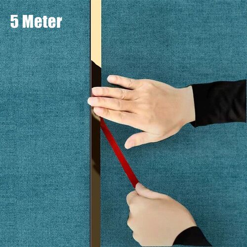 5 Meter Mirror Wall Sticker Stainless Steel Flat Living Room
