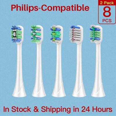 8PCS Toothbrush Heads for  Sonicare Diamond Clean Replacemen