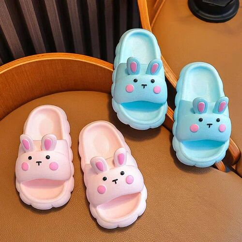 Childrens Slippers Kids Summer Girls Cartoon Bunny Non-Slip