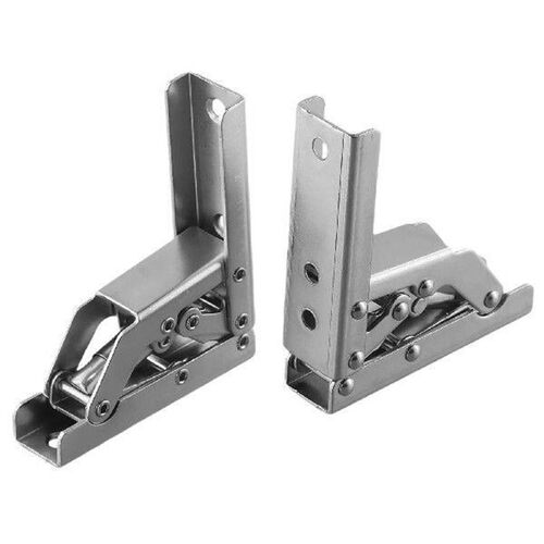 2PCS Self-Locking Folding Hinge Table Leg Bracket 90/180