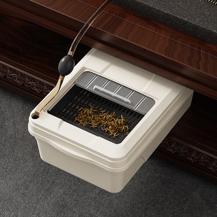 扁矮款茶桶茶渣桶茶水桶废水桶接水桶茶具小号排水桶茶台垃圾桶