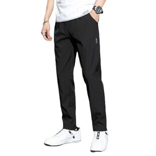 Summer Casual 2025 Icy Loose Silk Thin for Straigh Men Pants