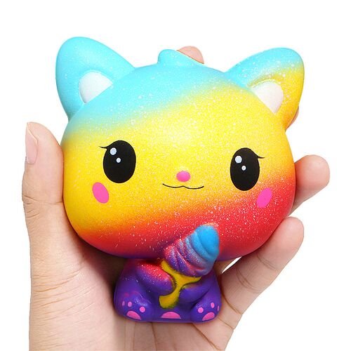 Jumbo Squishy Kawaii Unicorn Horse Cake Deer Animal Panda Sq