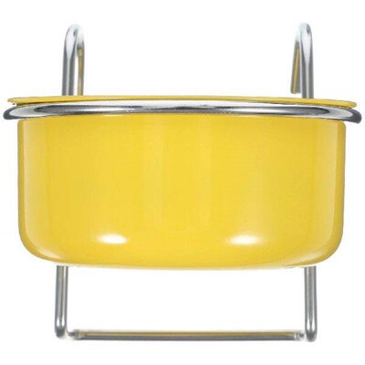Parrot Food Bowl Bird Feeding Holder Rabbit Cage Water