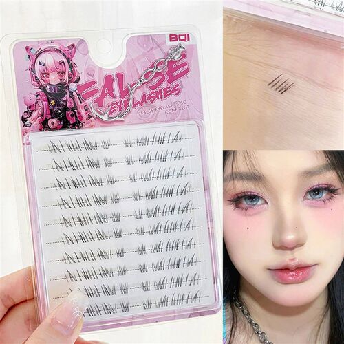 3D Mink Manga Lashes Fluffy Individual Eyelashes Natural Fal