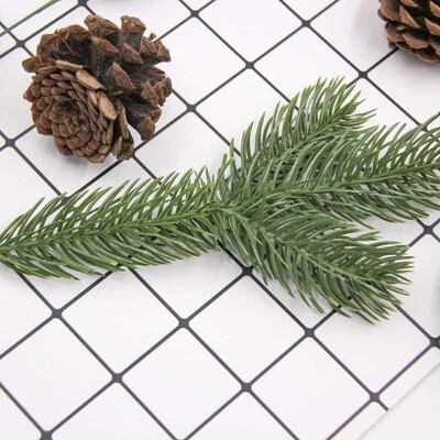 1Pack Artificial Flower Fake Plants Pine Branches Christmas