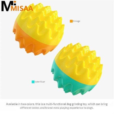 Pet Toy Ball Molar Bump Sturdy Lake Blue 42g Dog Toys Dog