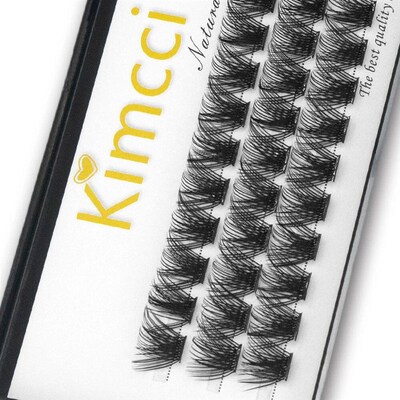 Kimcci W02 36 Bundles 3D Russian Volume Faux Eyelashes Segme