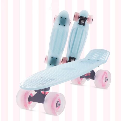 22 Inches Four-wheel Mini Cruiser Banana Style Long-board Pa