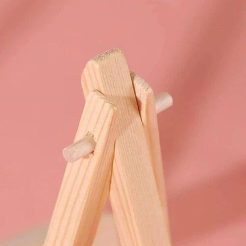 Wood Photo Frame Stand Tabletop Decorative Small Oil Paintin