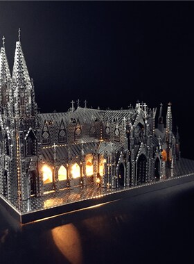 IRON STAR 3D Puzzle Metal St. Patricks Cathedral Assembly M