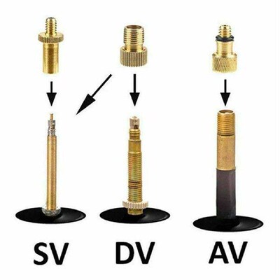 26 Pieces Bicycle Valves Adapter Cycling Accessories Pump