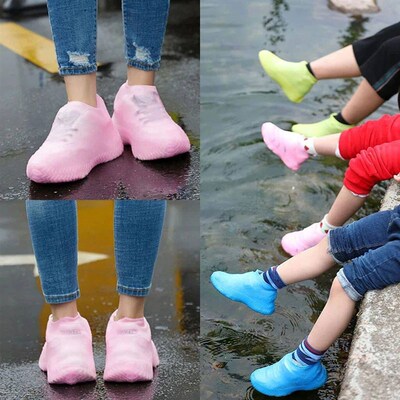 Reuable Waterproof Rain Shoe ver Silicone Outdoor Rain Boot