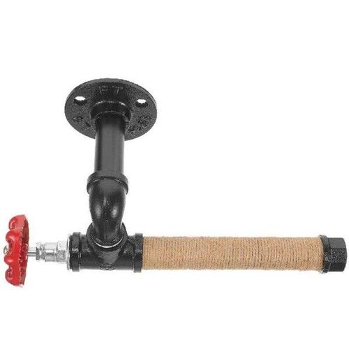Piped Paper Towel Holder Punch Free Storage Shelf Toilet
