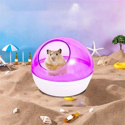Hamster Toilet Detachable Transparent Hamster Sand Bath