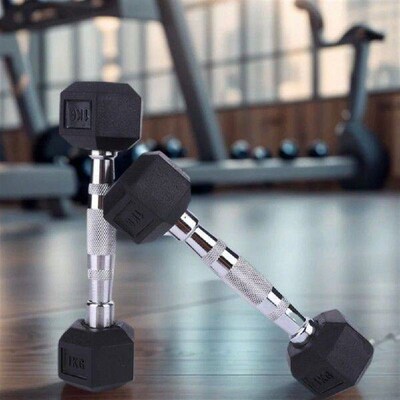 Hex Dumbbell Set Non-slip Handle Hand Weights Ergonomic