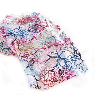 Wholesale 10/20/50Pcs 4 Sizes Drawstring Organza Bags White&