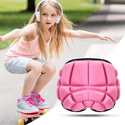 Kids 3D Protection Butt Pad Skating Hip Pad Adjustable