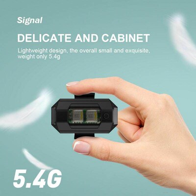 Bicycle Flashing Taillights 7 Color Bike Drones Aircraft Lig