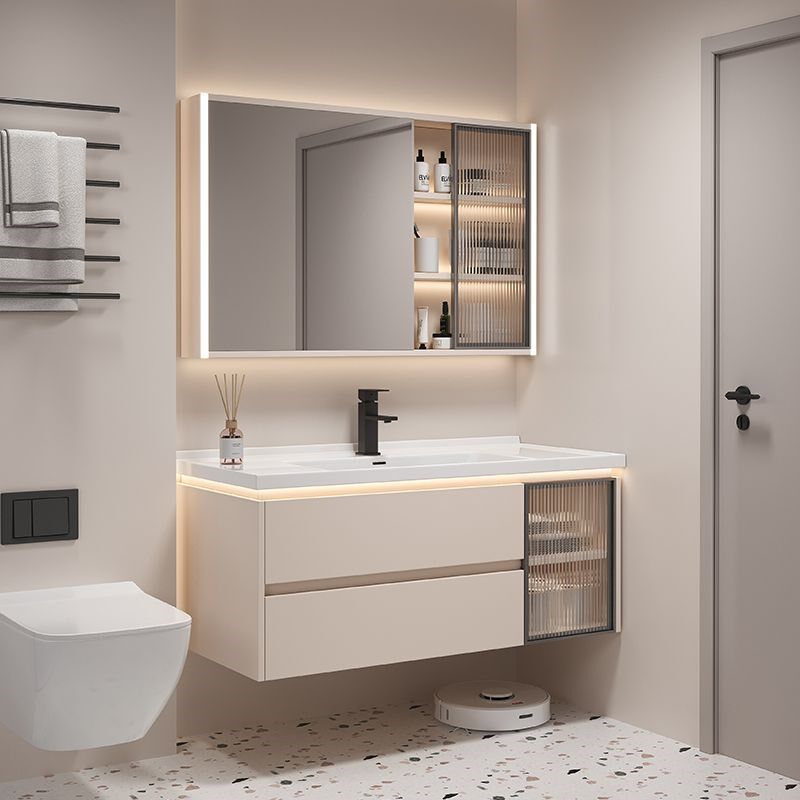 浴室柜卫生间洗漱台陶瓷一体洗手洗脸盆柜美妆智能镜柜小户型,家装主材,浴室柜组合,淘宝优惠券,粉丝福利购,淘宝优惠卷