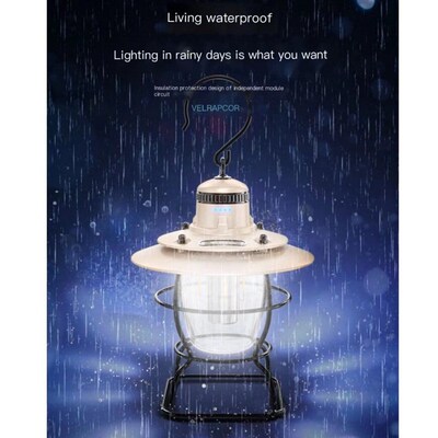 LED outdoor camping lamp lantern restoring ancient ways