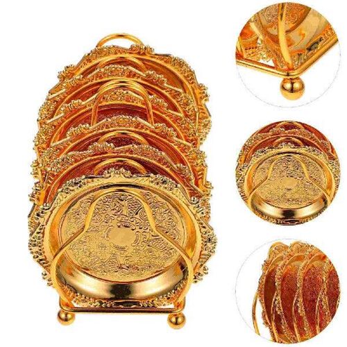 Dish Drain Rack Mini Fruit Plate Set Cake Stand Vintage
