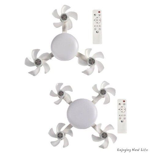 Drone Fan with LED Light Remote Control 2 In 1 Hanging Fan