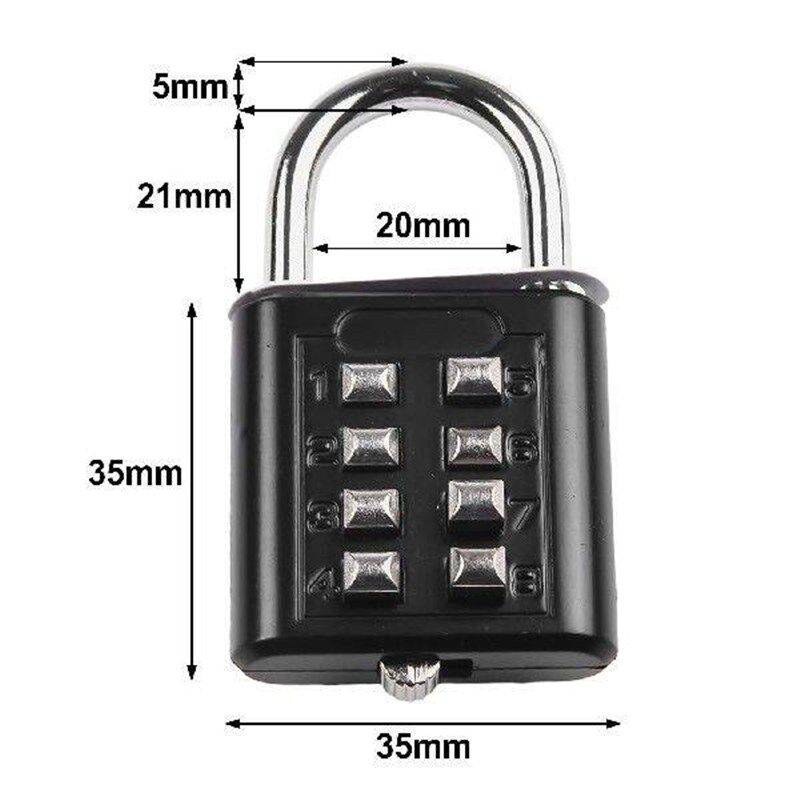 8 Digits Password Code Combination Pad Zinc Alloy - 实物图