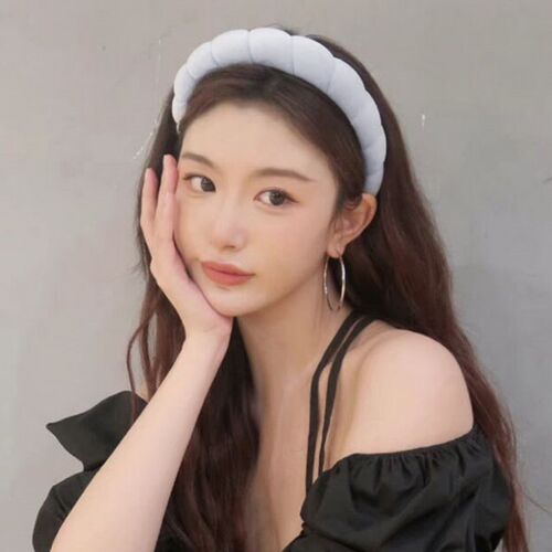 Sponge Co Spa Makeup Bubble Terry Cloth Headband Puffy Retro