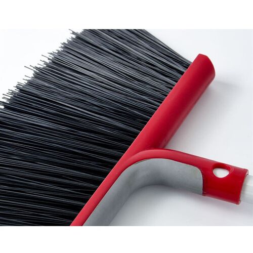 Long-handled, large broom for the courtyard