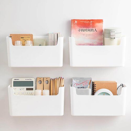 Kitchen Refrigerator Wall-Mounted Storage Box No-Drill Cabin