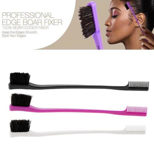 1Pc Beauty Double Sided Edge Control Hair Comb Hair Styling