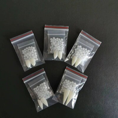 Halloween Decoration Vampire Teeth,1.3-1.9cm Fang Denture,Fa
