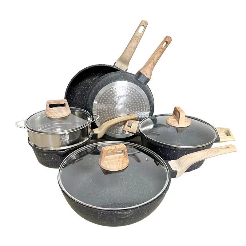 Maifan Stone Pot Set Non stick Pot 麦饭石锅具套装不粘锅
