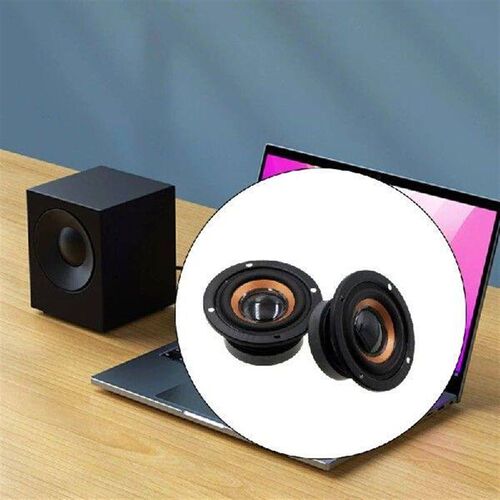 2Pcs Low Frequency Tweeters Speakers 2Inch 4Ohm 3W