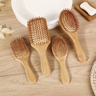 Premium Wooden Bamboo Hair Brush Improve Hair Growth Wood